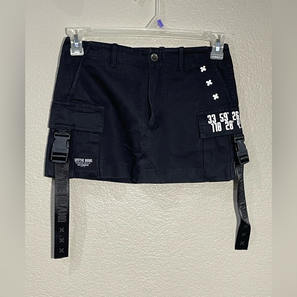 LF the brand Black Women's Cargo mini skirt